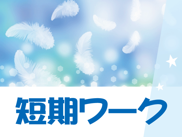 ＼10月中旬～3月末までの短期×月収30万円以上も可／シッカリ稼げる夜勤スタッフ！男女問わず活躍中！お給料は全額日払いもOKのイメージ